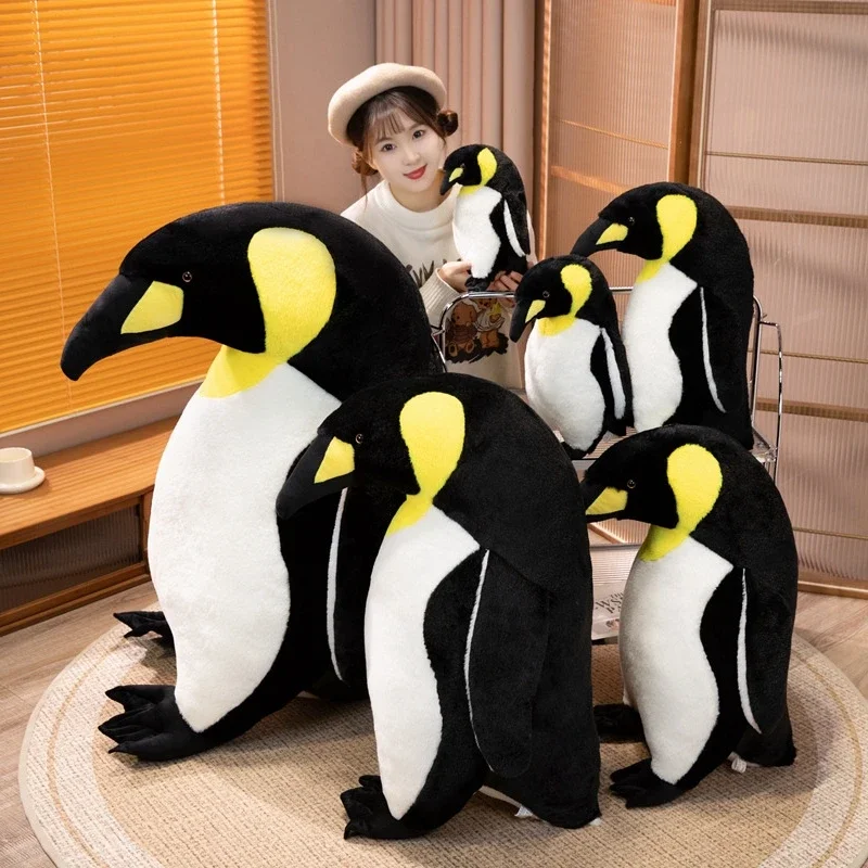 Plüsch Pinguin Stofftier (25, 35 oder 50cm) realistisches Aussehen