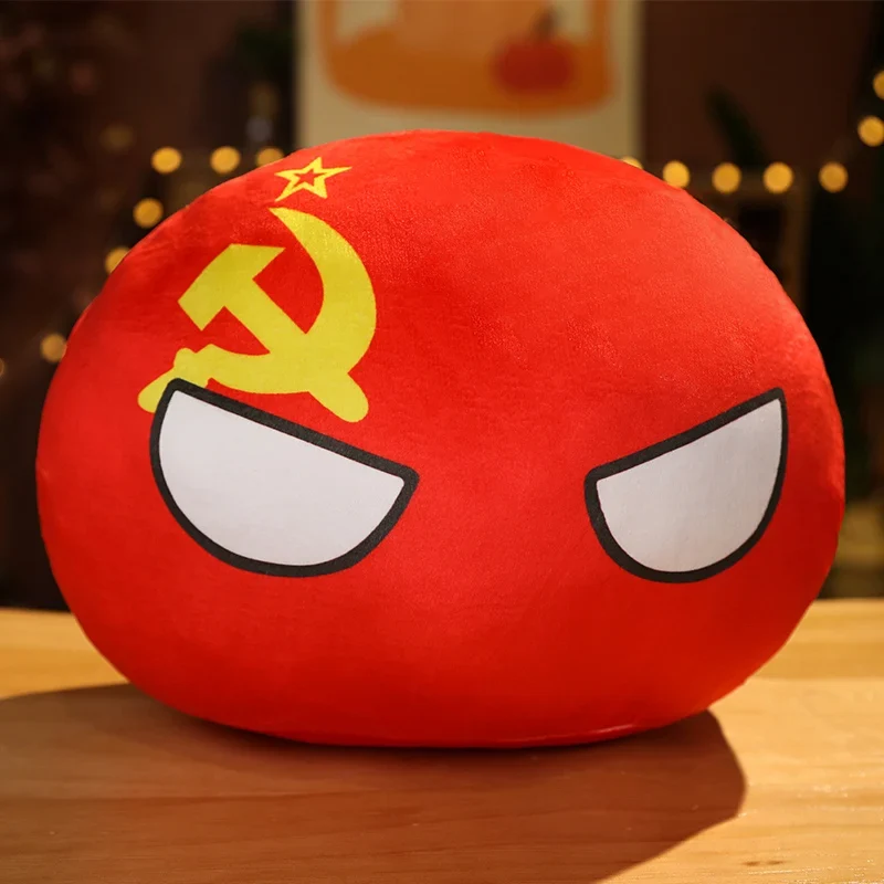 Meme Plüsch Länderball-Kissen Bälle in verschiedenen Größen