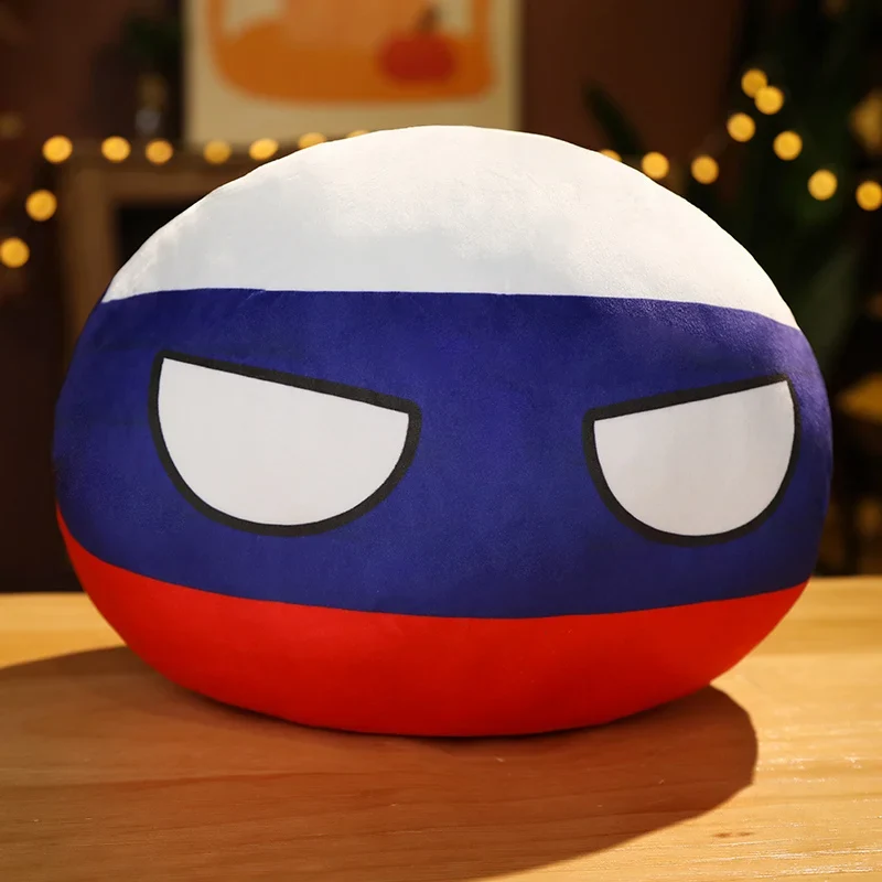 Meme Plüsch Länderball-Kissen Bälle in verschiedenen Größen