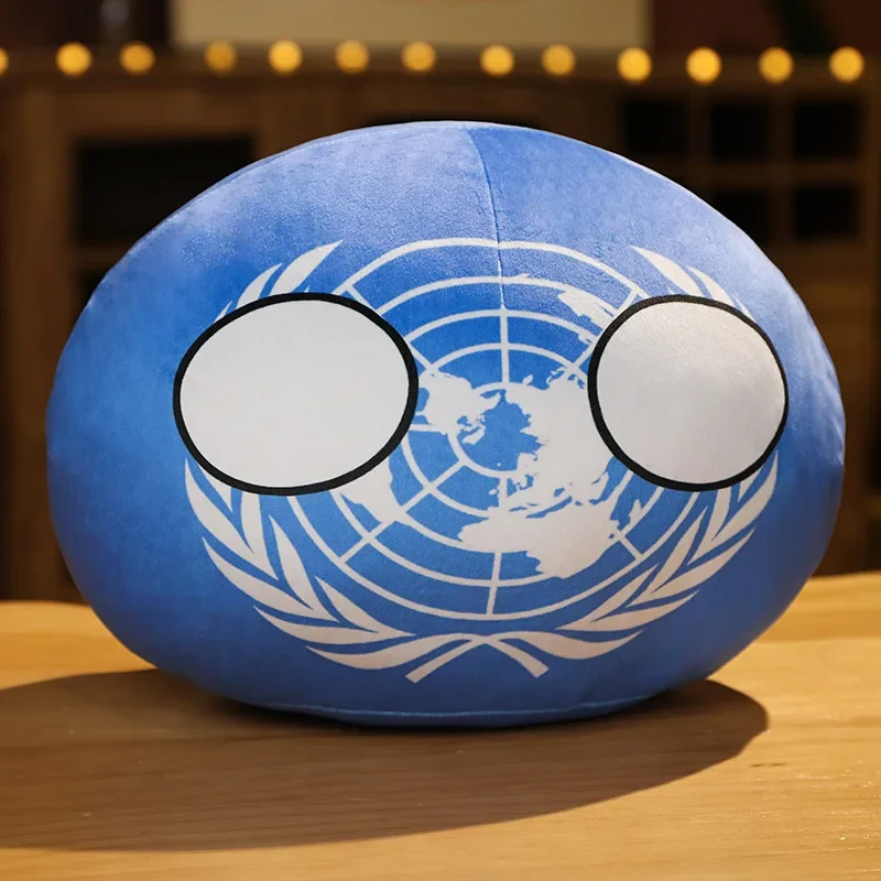 Meme Plüsch Länderball-Kissen Bälle in verschiedenen Größen