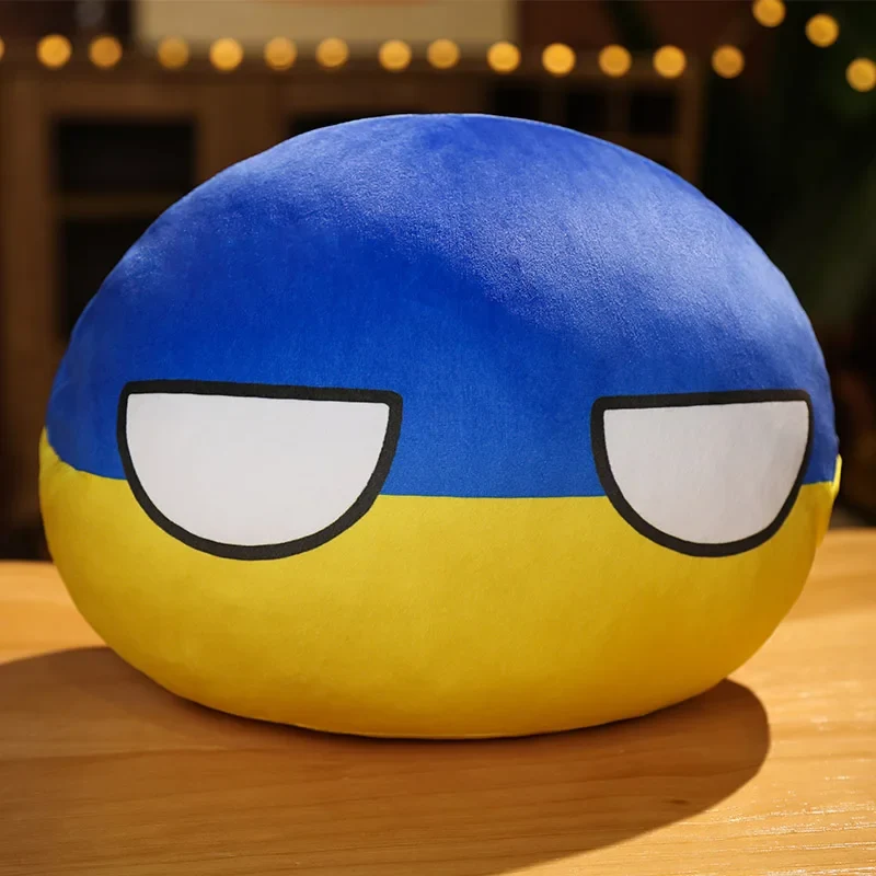 Meme Plüsch Länderball-Kissen Bälle in verschiedenen Größen