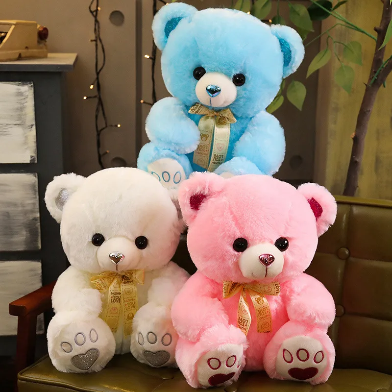 Großer plüschiger Teddybär Stofftier (35cm oder 50cm)
