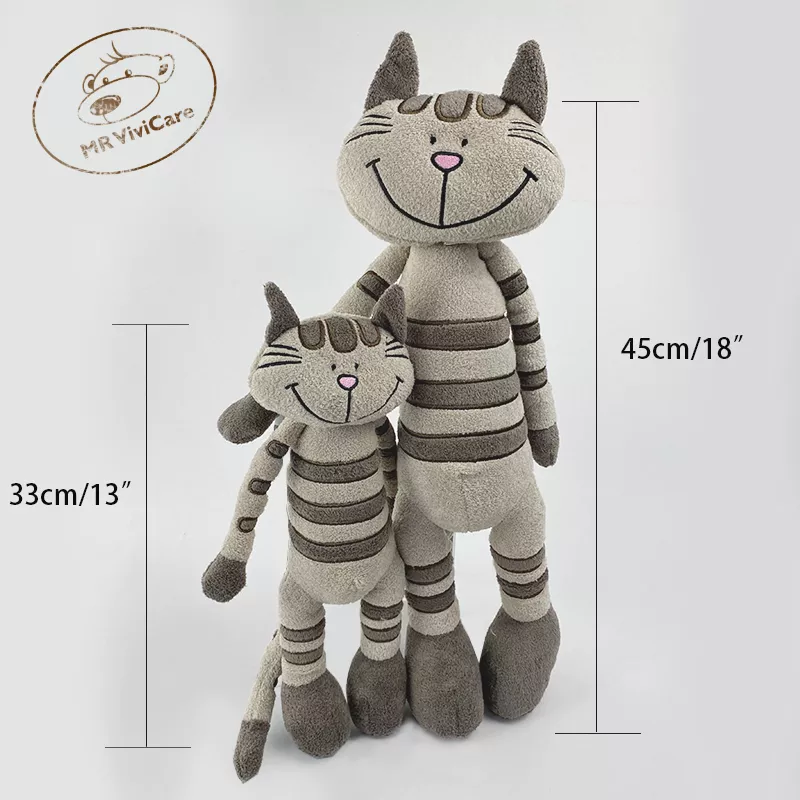 Lustige Plüsch Katze oder Stoff Hund