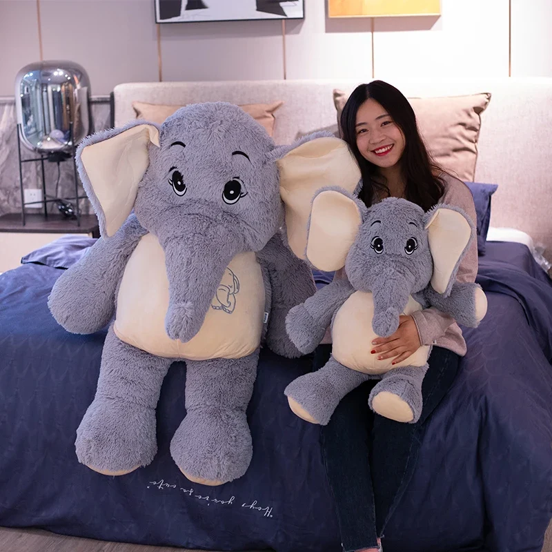 Lila Laune Comic Elefant Stofftier (ca. 38 - 68cm)
