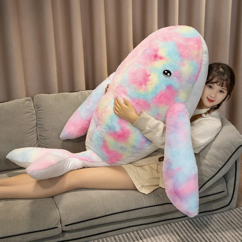 Bunter Riesen Walhai als XXL Kuscheltier