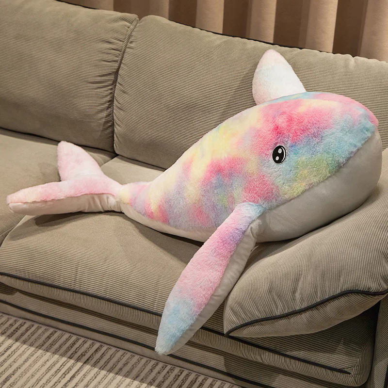 Bunter Riesen Walhai als XXL Kuscheltier