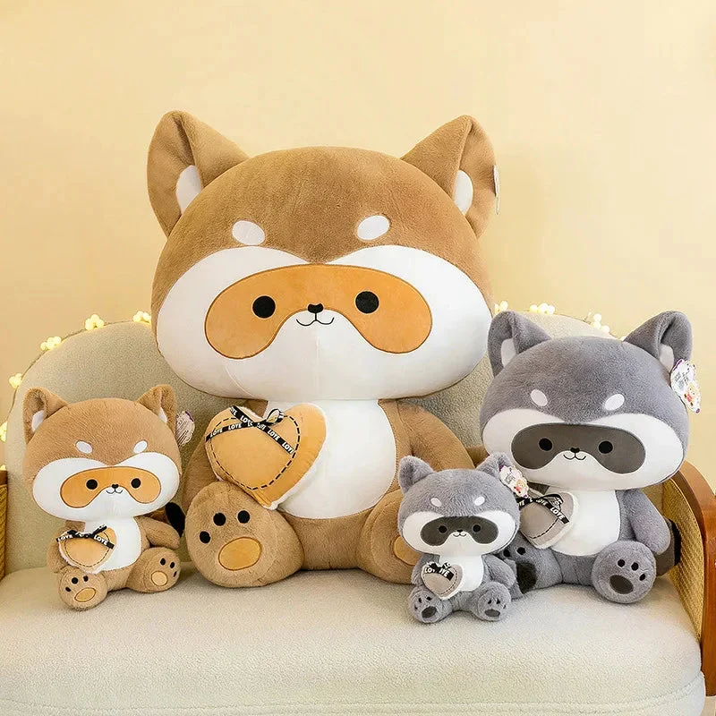 Plüschtier Waschbär – Kuscheltier - Stofftier groß