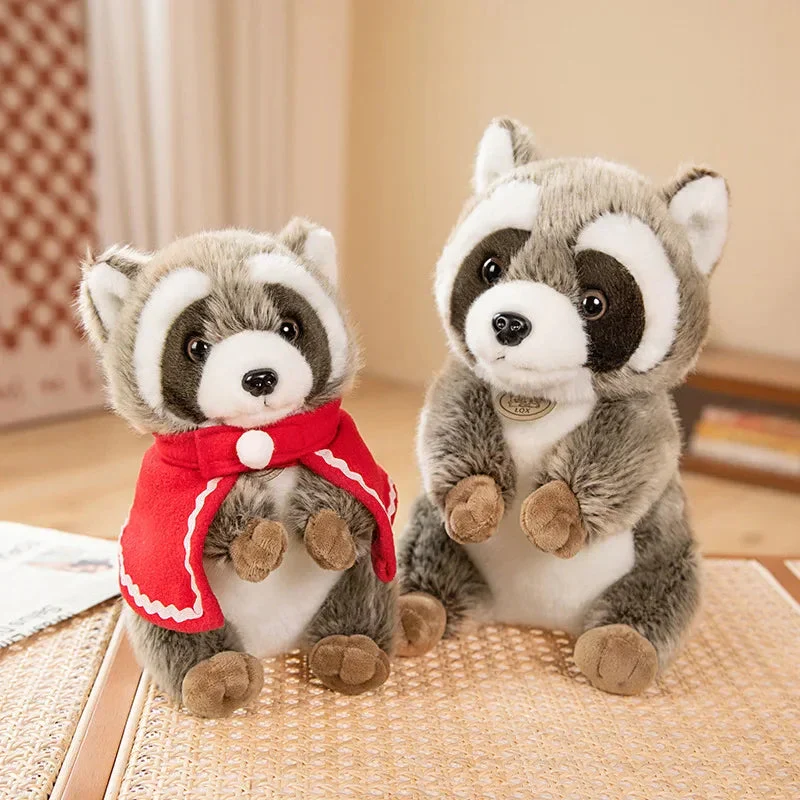 Plüschtier Vintage Waschbär – Kuscheltier - Stofftier