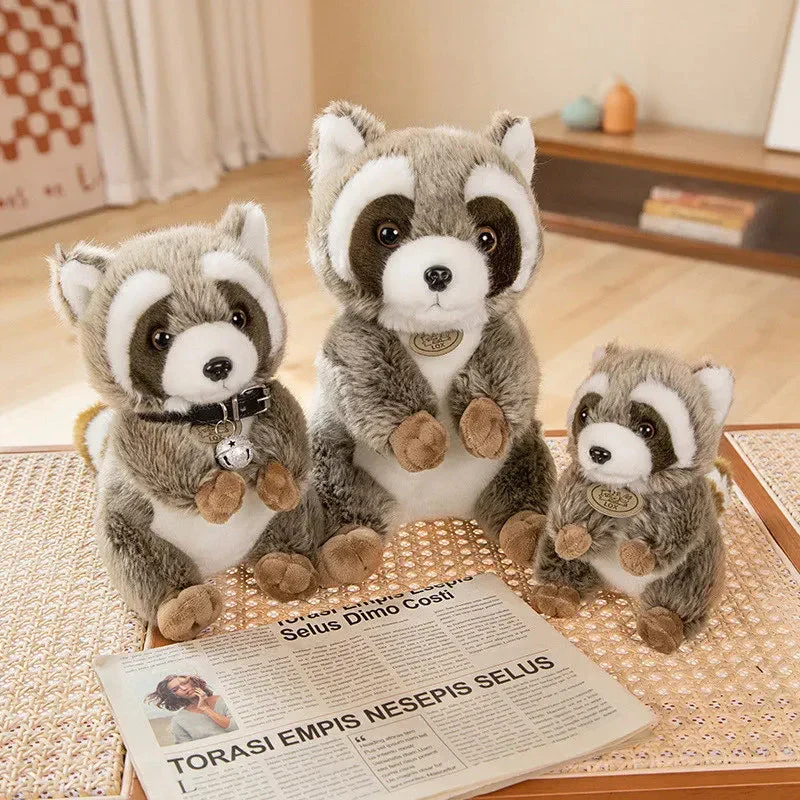 Plüschtier Vintage Waschbär – Kuscheltier - Stofftier