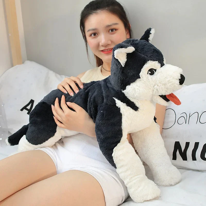 Plüschtier Husky Hund – Kuscheltier - Stofftier Hund