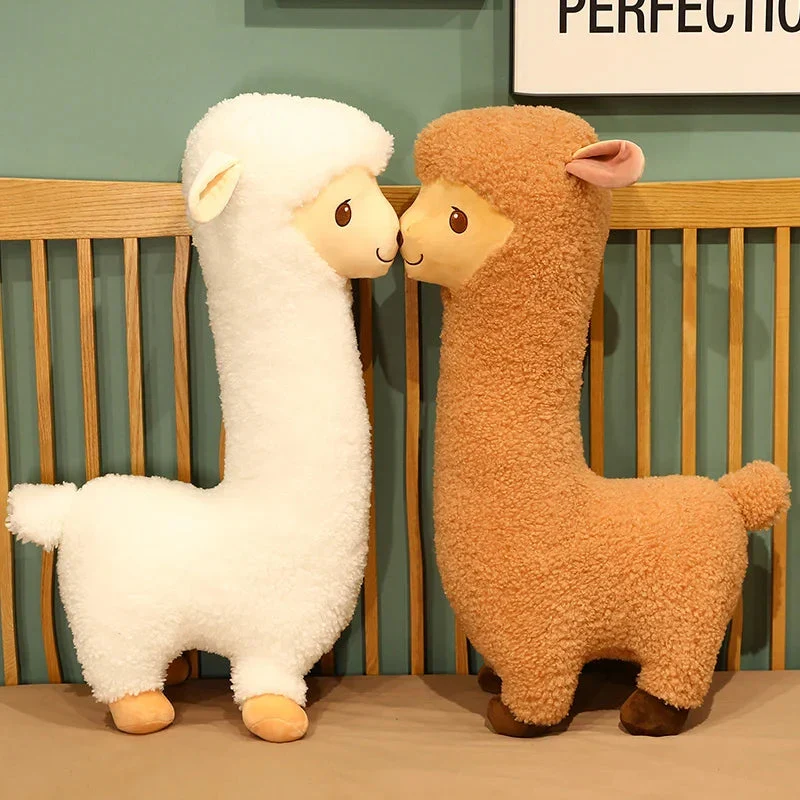 Plüschtier Alpaka Llama – Kuscheltier - Stofftier flauschig