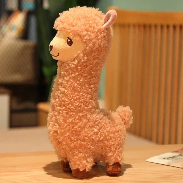 Plüschtier Alpaka Llama – Kuscheltier - Stofftier flauschig