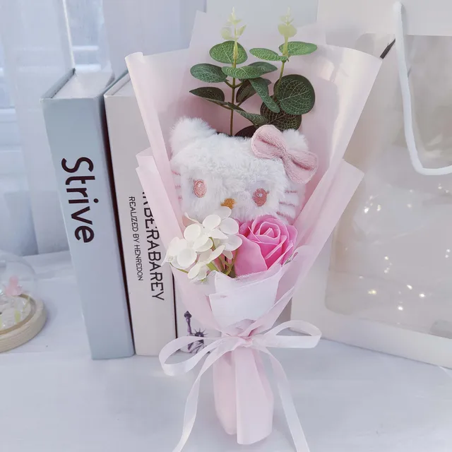 Plüschtier Hello Kitty – Kuscheltier - Stofftier Geschenk