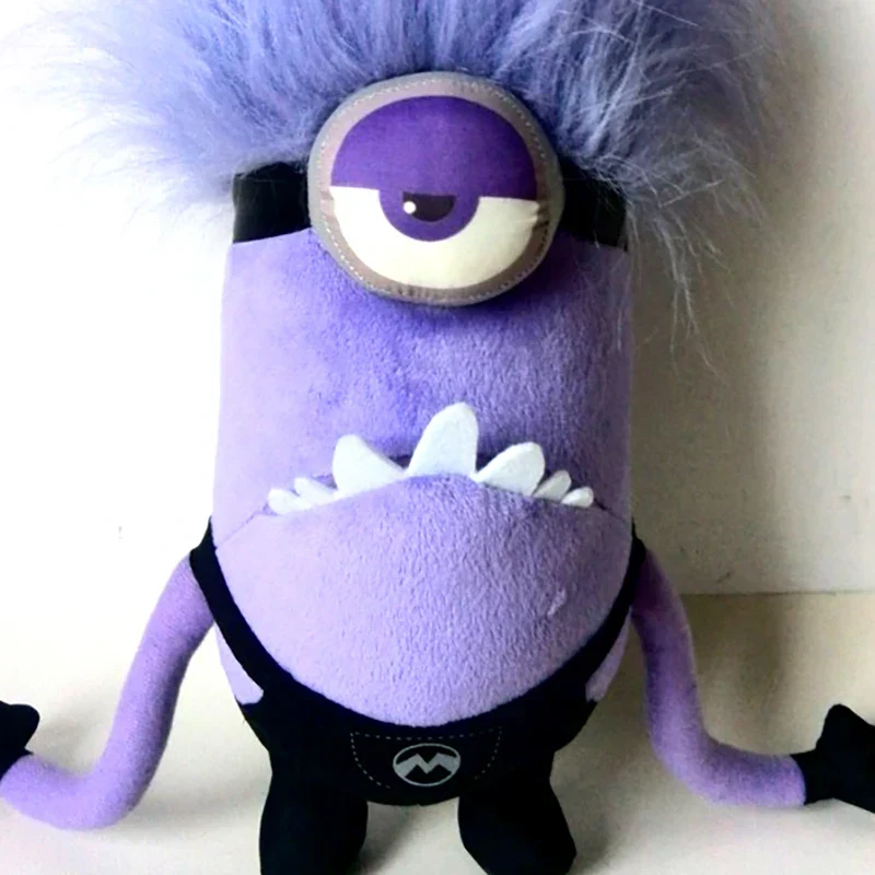 Plüschtier Lila Minion – Kuscheltier - Stofftier