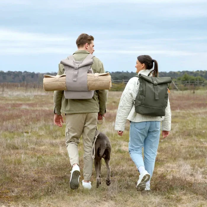 Rolltop Rucksack Yoska Dunkelgrün