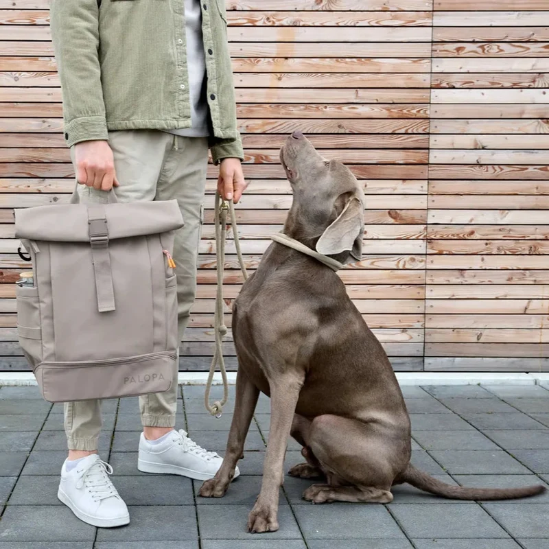 Rolltop Rucksack Yoska Taupe