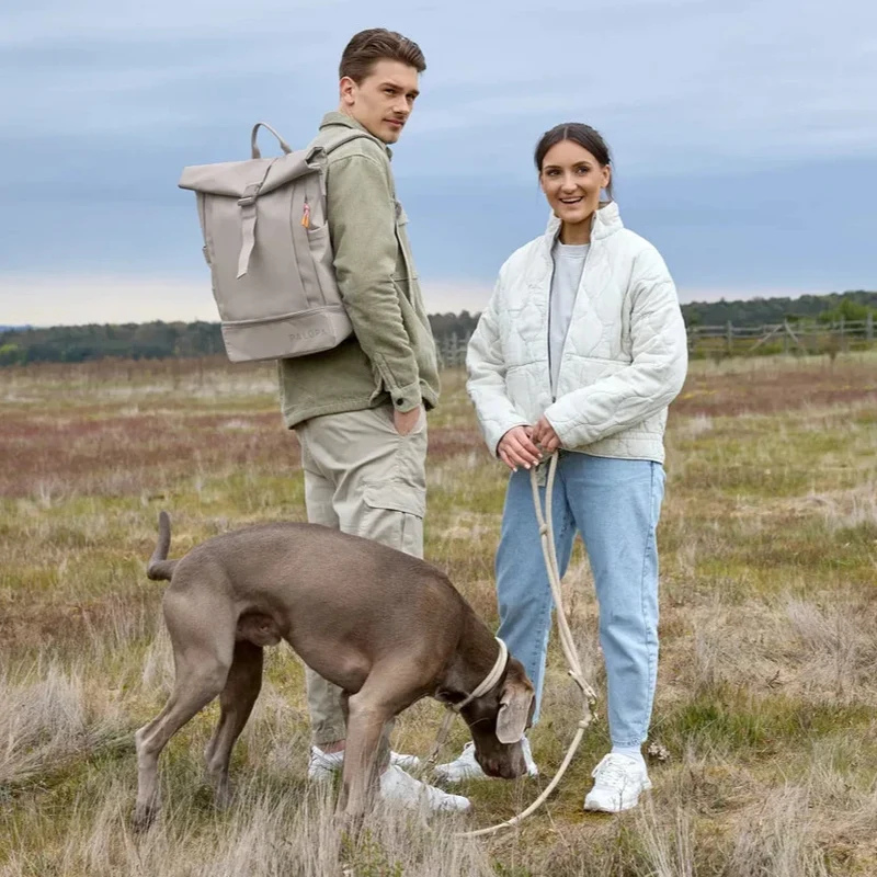 Rolltop Rucksack Yoska Taupe
