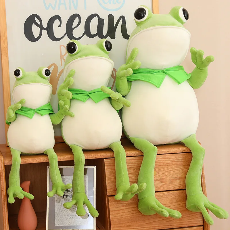 Lustiger Frosch Kuscheltier (ca. 45, 60, 80cm)