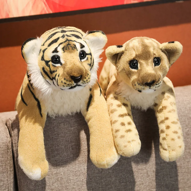 Löwe, Tiger oder Leopard Stofftiere (ca. 39-58cm)