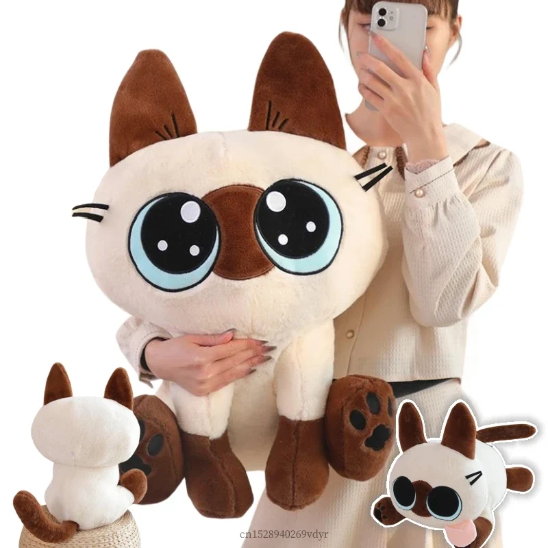 35-60cm Siamesische Katze als Anime Kuscheltier