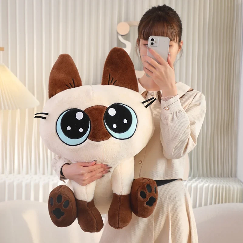 35-60cm Siamesische Katze als Anime Kuscheltier
