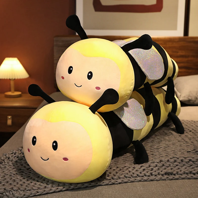 Freundliche Biene als XXL Kuscheltier (ca. 50cm bis 100cm)