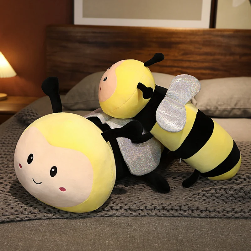 Freundliche Biene als XXL Kuscheltier (ca. 50cm bis 100cm)