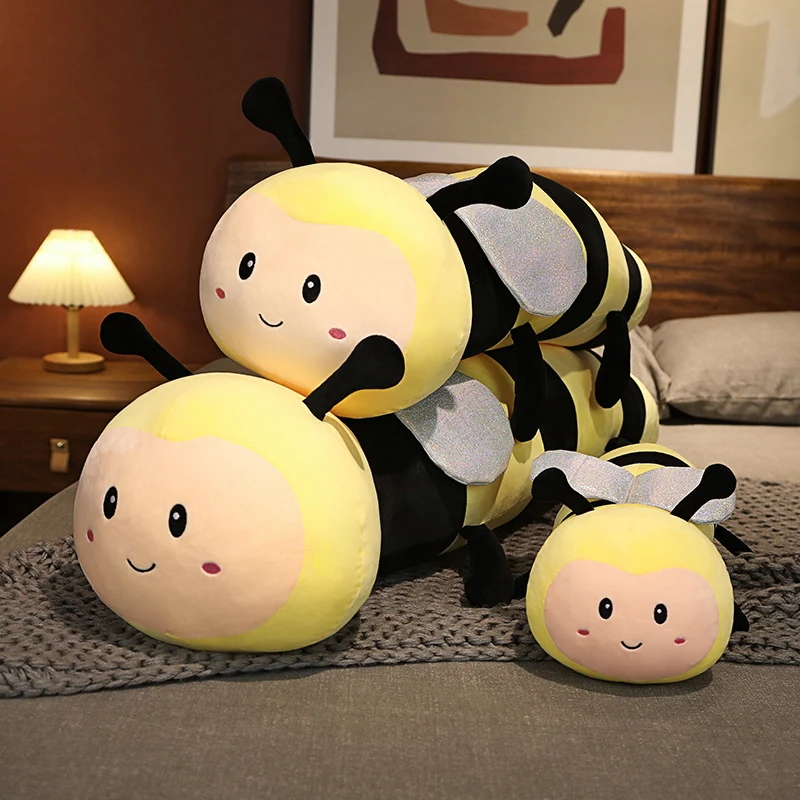 Freundliche Biene als XXL Kuscheltier (ca. 50cm bis 100cm)