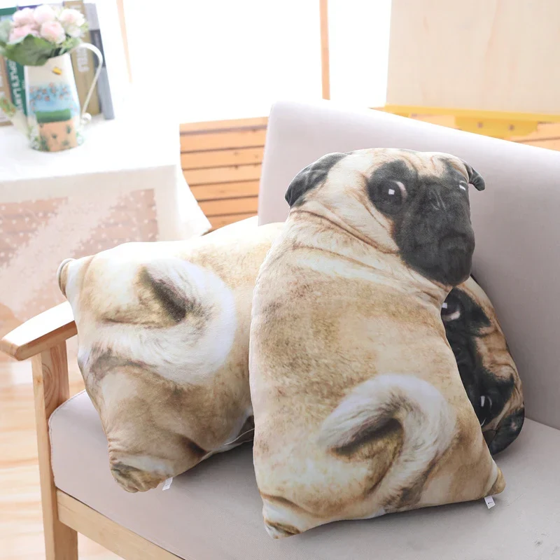 Plüschtier Realistischer Mops – Kuscheltier - Stofftier