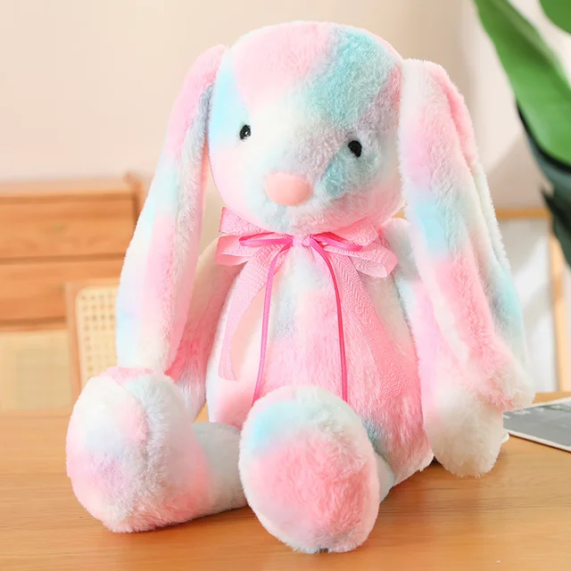 Plüschtier Regenbogen Hase – Kuscheltier - Stofftier