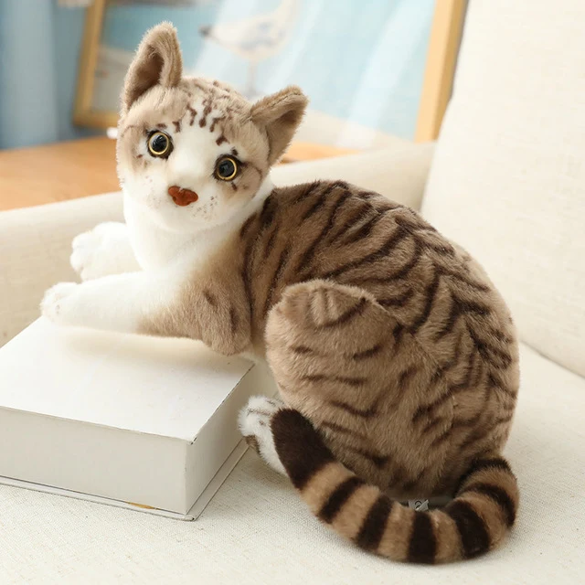 Tolle echt aussehende Katzen Kuscheltiere in vielen Motiven
