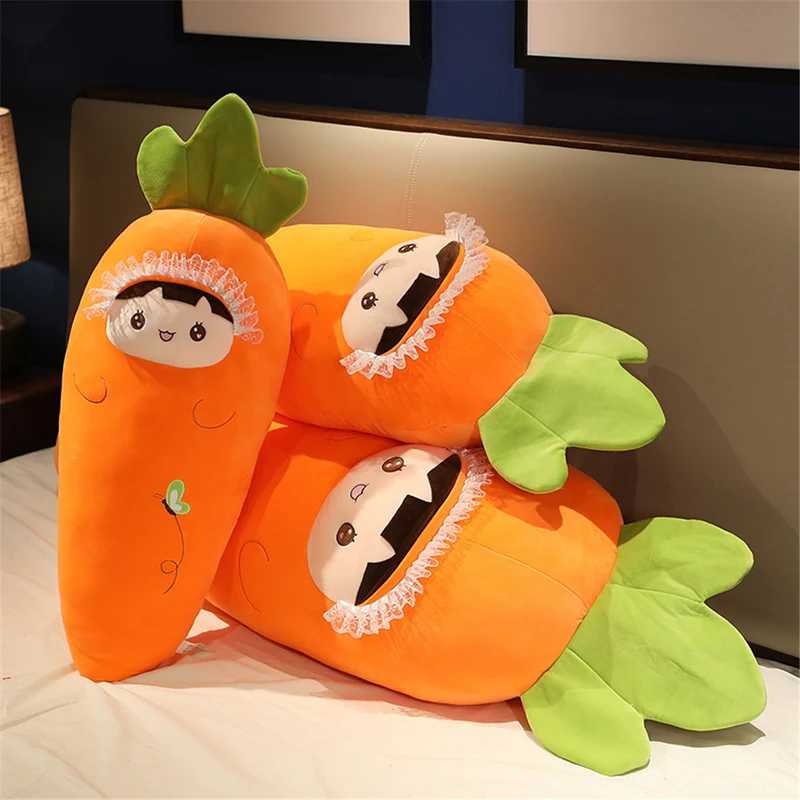 Lustige Karotten Kuscheltiere