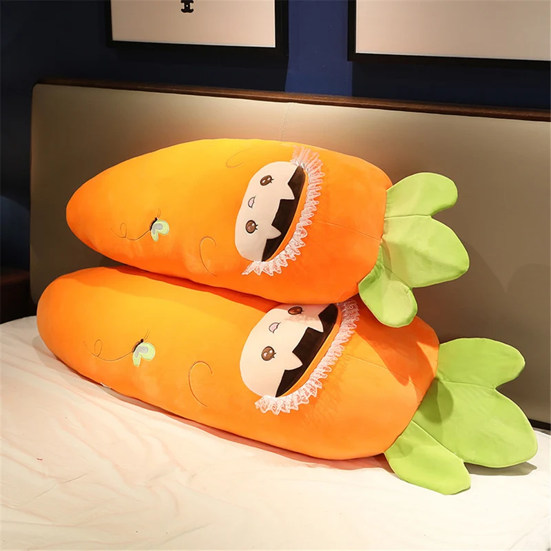 Lustige Karotten Kuscheltiere