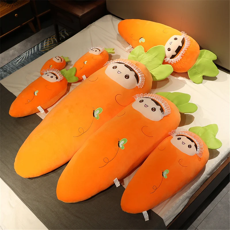 Lustige Karotten Kuscheltiere