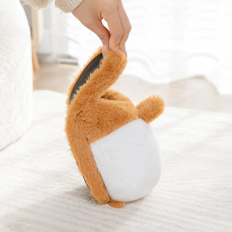 Flauschige Corgi Plüsch Hausschuhe
