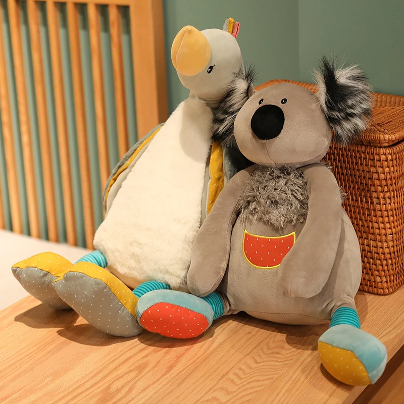Ente, Bär oder Kaninchen Kuscheltiere