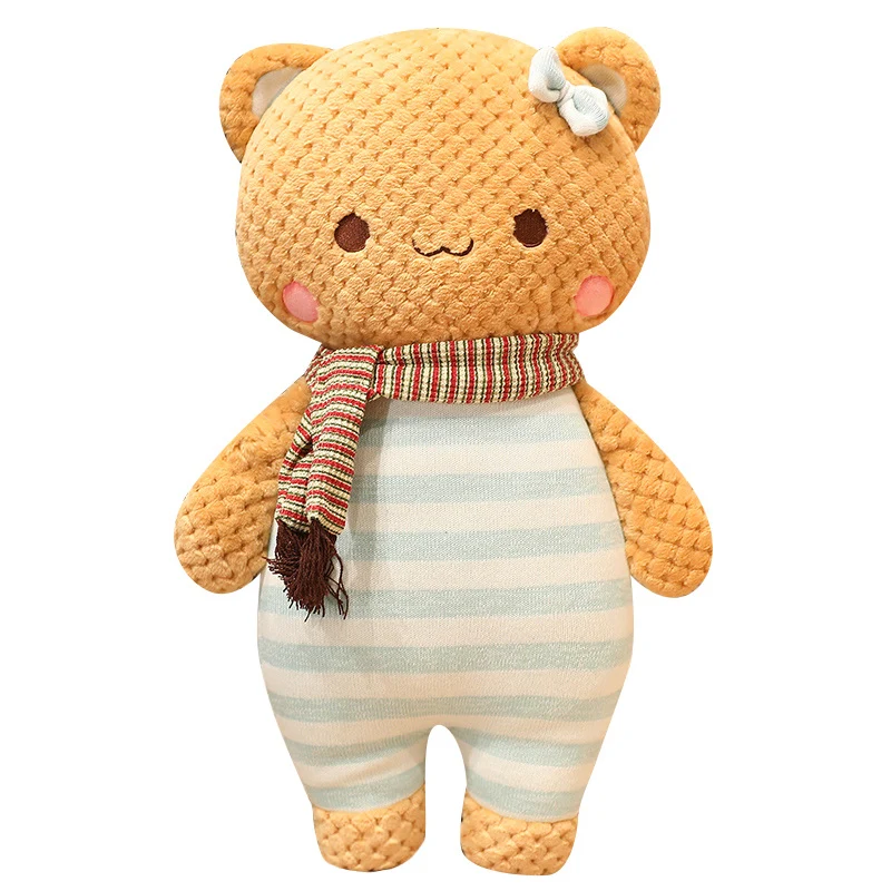 Teddy-Kuscheltier Schal und Pullover (ca. 55cm)