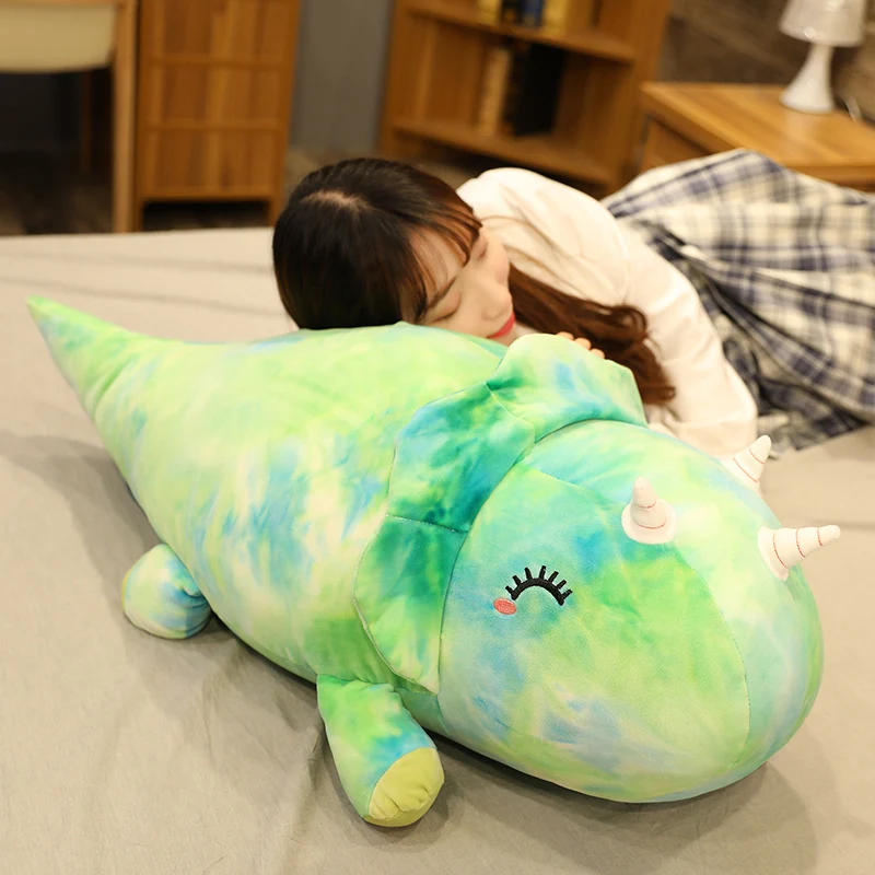 Regenbogen Dinos Stofftiere - Triceratops oder Stegosaurus