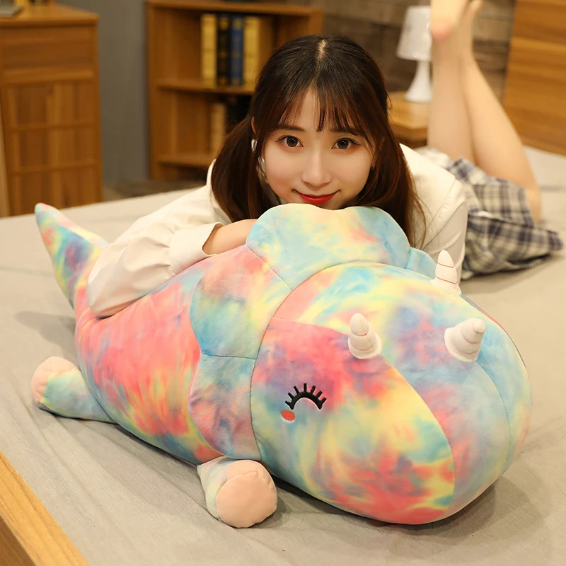 Regenbogen Dinos Stofftiere - Triceratops oder Stegosaurus