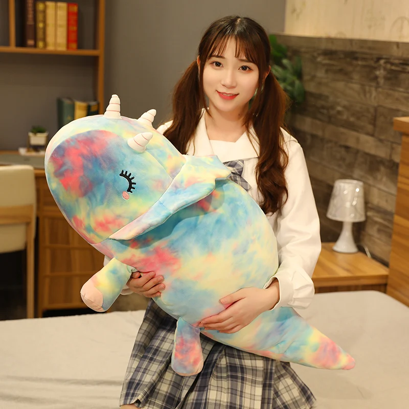 Regenbogen Dinos Stofftiere - Triceratops oder Stegosaurus