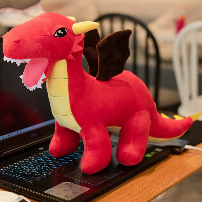 Drachen Dinosaurier mit Flügeln Plüschtier (60cm bis 110cm)