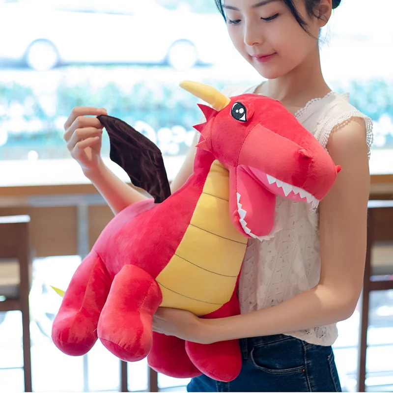 Drachen Dinosaurier mit Flügeln Plüschtier (60cm bis 110cm)