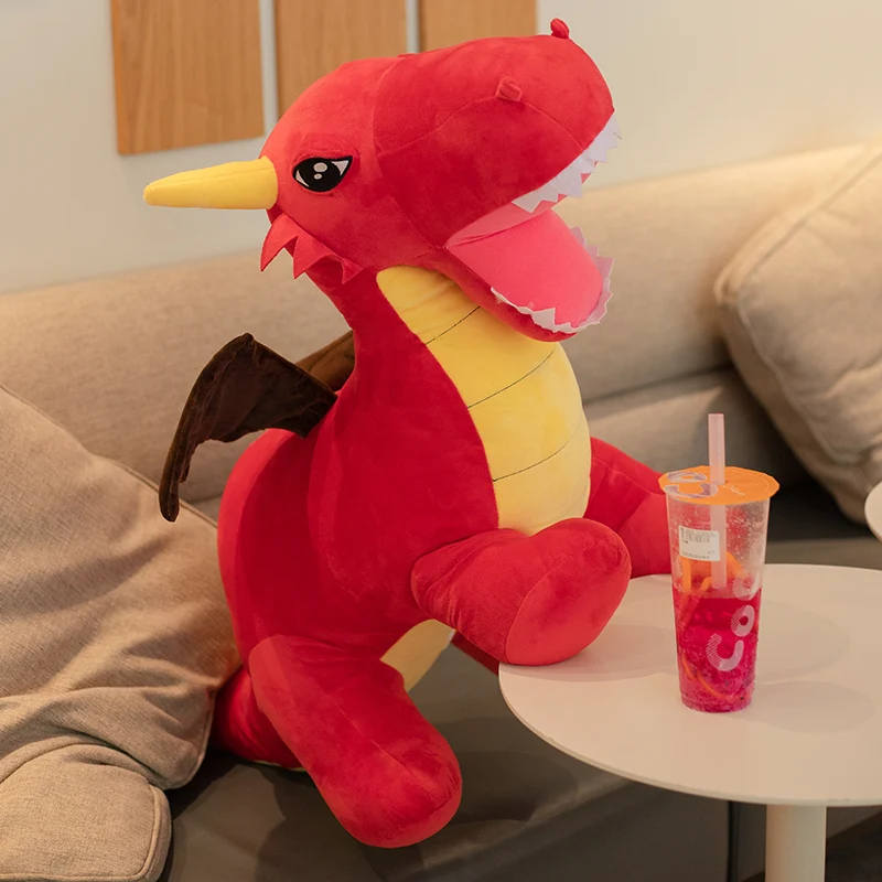 Drachen Dinosaurier mit Flügeln Plüschtier (60cm bis 110cm)