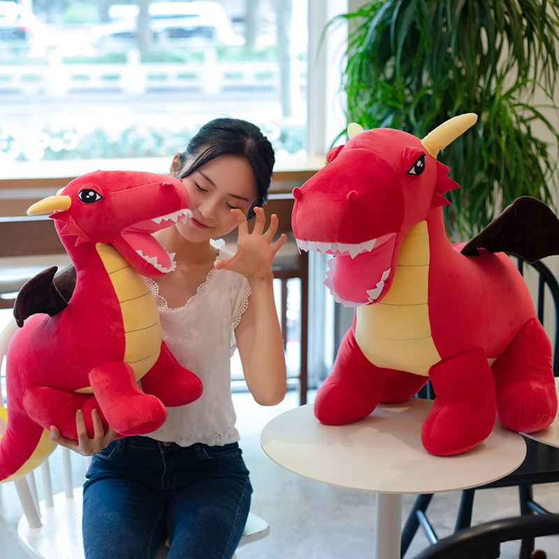 Drachen Dinosaurier mit Flügeln Plüschtier (60cm bis 110cm)