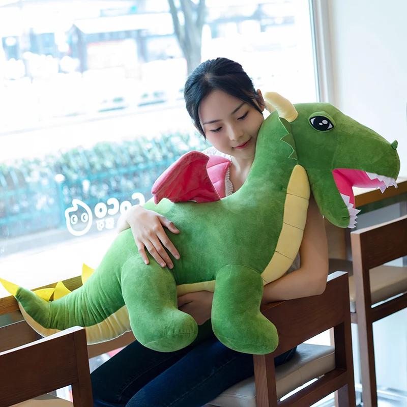 Drachen Dinosaurier mit Flügeln Plüschtier (60cm bis 110cm)