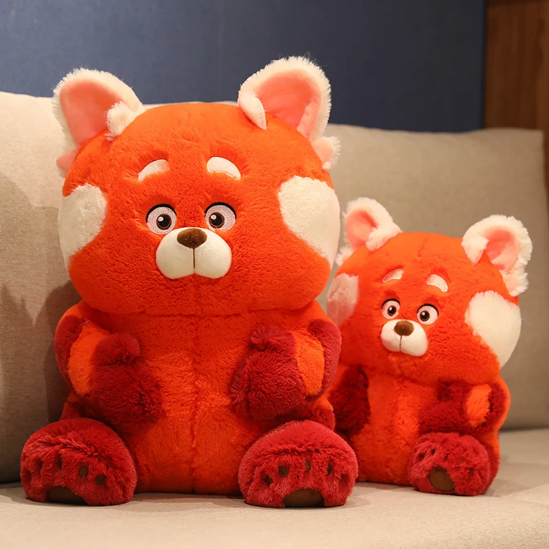 Roter Niedlicher Comic Waschbär Panda Stofftier (ca. 30 bis 60cm)