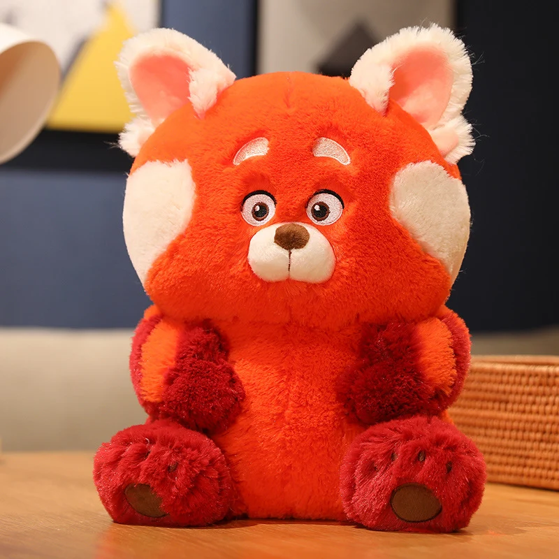 Roter Niedlicher Comic Waschbär Panda Stofftier (ca. 30 bis 60cm)