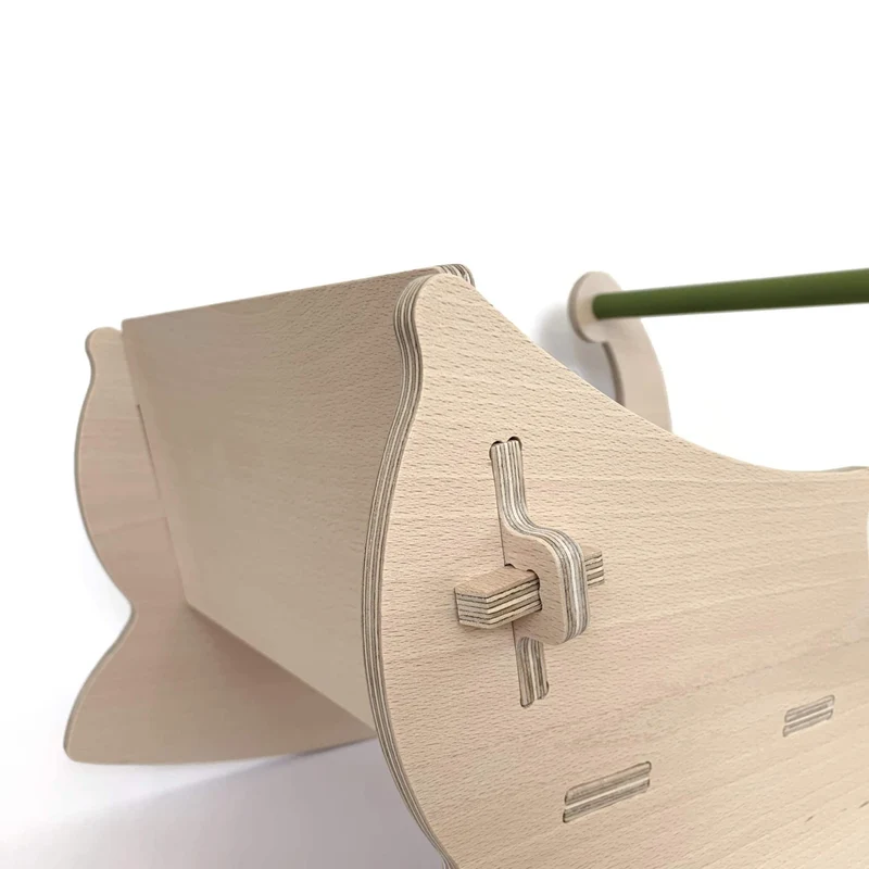 Schaukelpferd "Schlitten" aus Holz