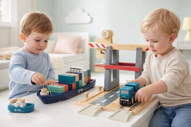 Spiel-Set "Container Hafen"
