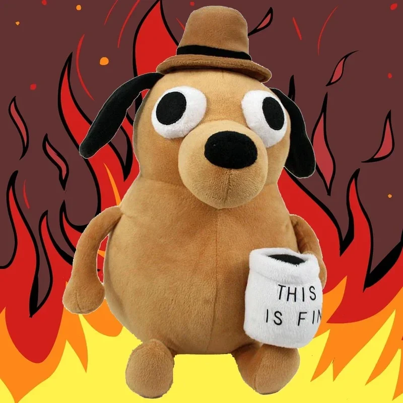 Plüschtier This is Fine – Kuscheltier - Stofftier